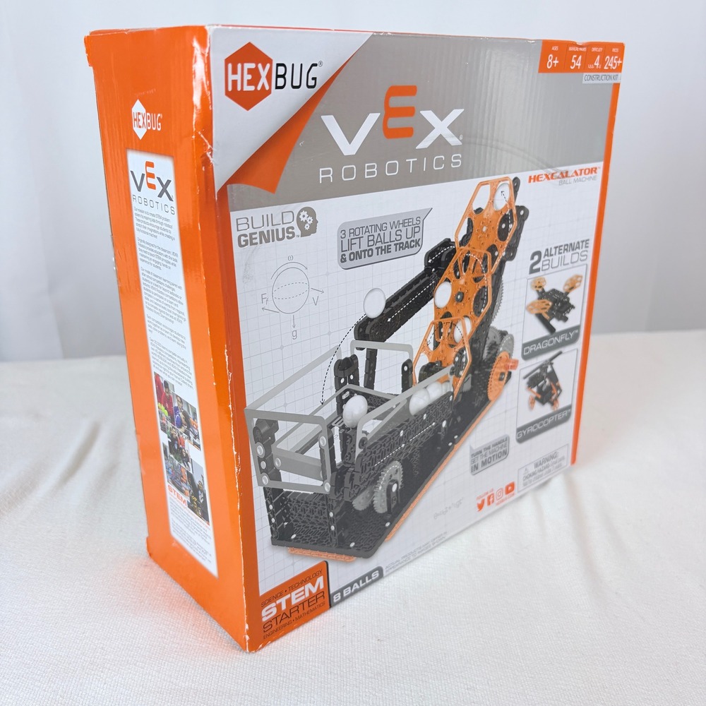 Hexbug VEX Robotics Hexcalator Ball Machine STEM Starter Kit 245+ Pcs 1211136